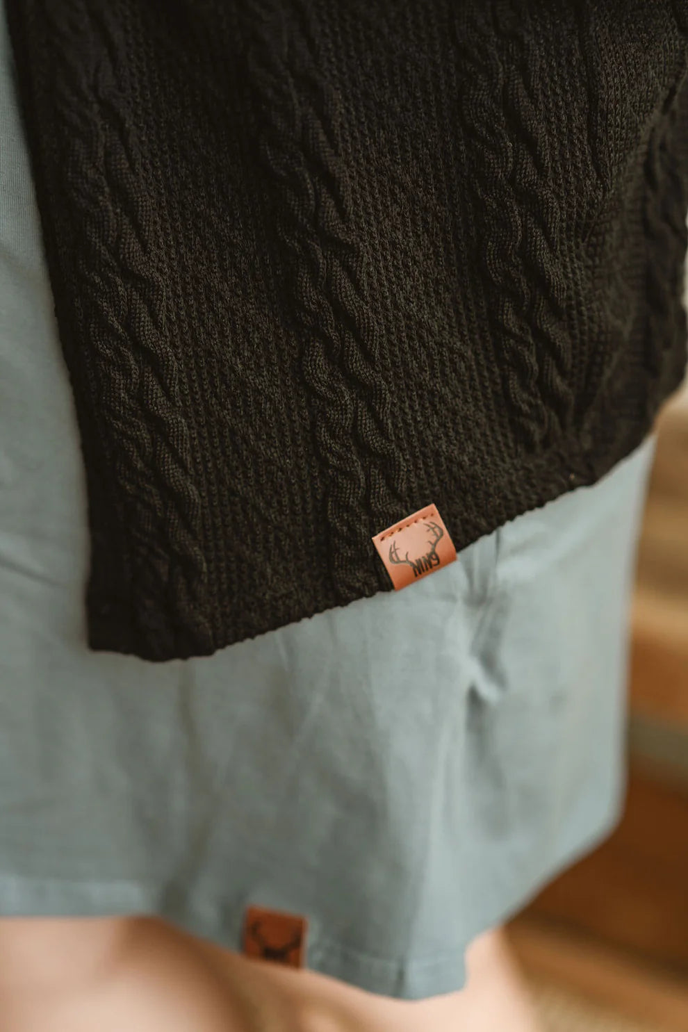 TRICOT NOIR - Tissu extensible – 95% Polyester / 5% Spandex