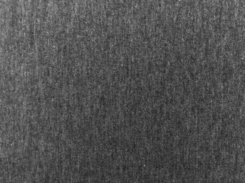 GRIS CHARCOAL - Jersey de coton biologique certifié GOTS