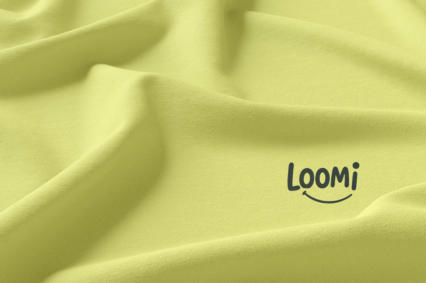 JAUNE CANARI - Jersey de coton biologique certifié GOTS