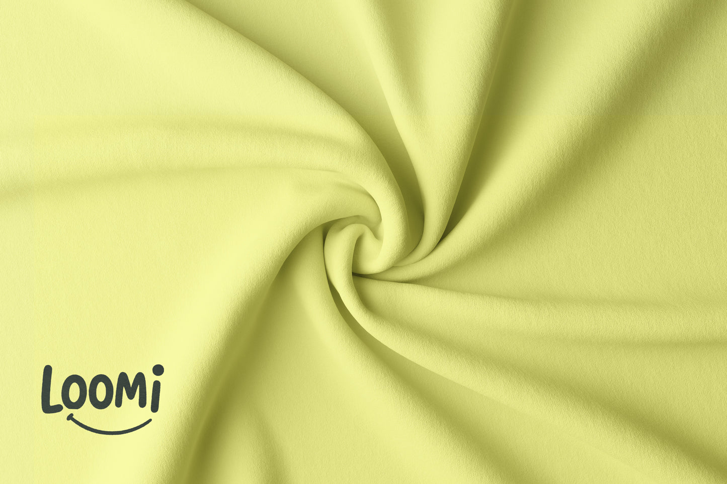 JAUNE CANARI - Jersey de coton biologique certifié GOTS