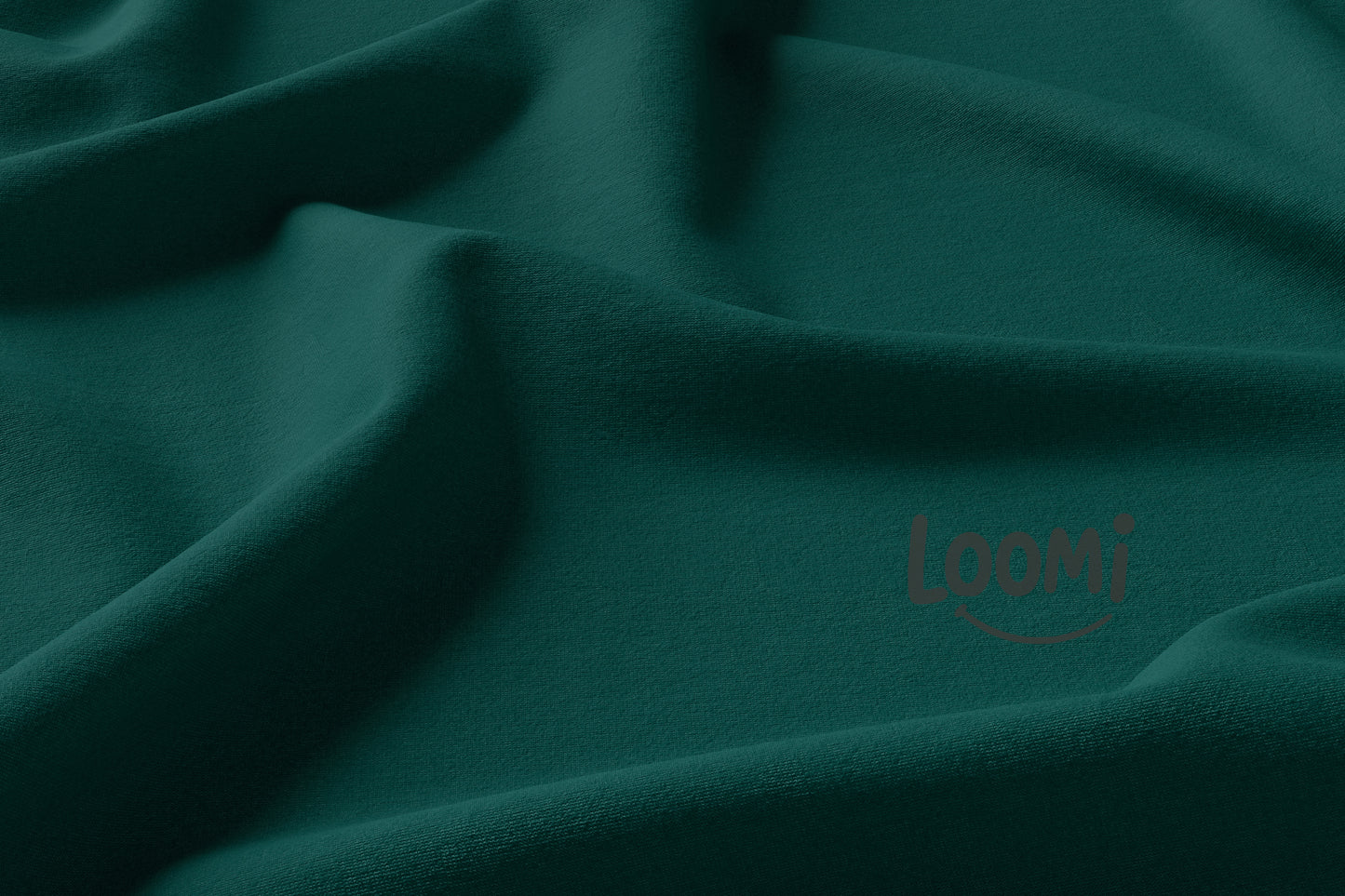 TEAL - Jersey de coton biologique certifié GOTS