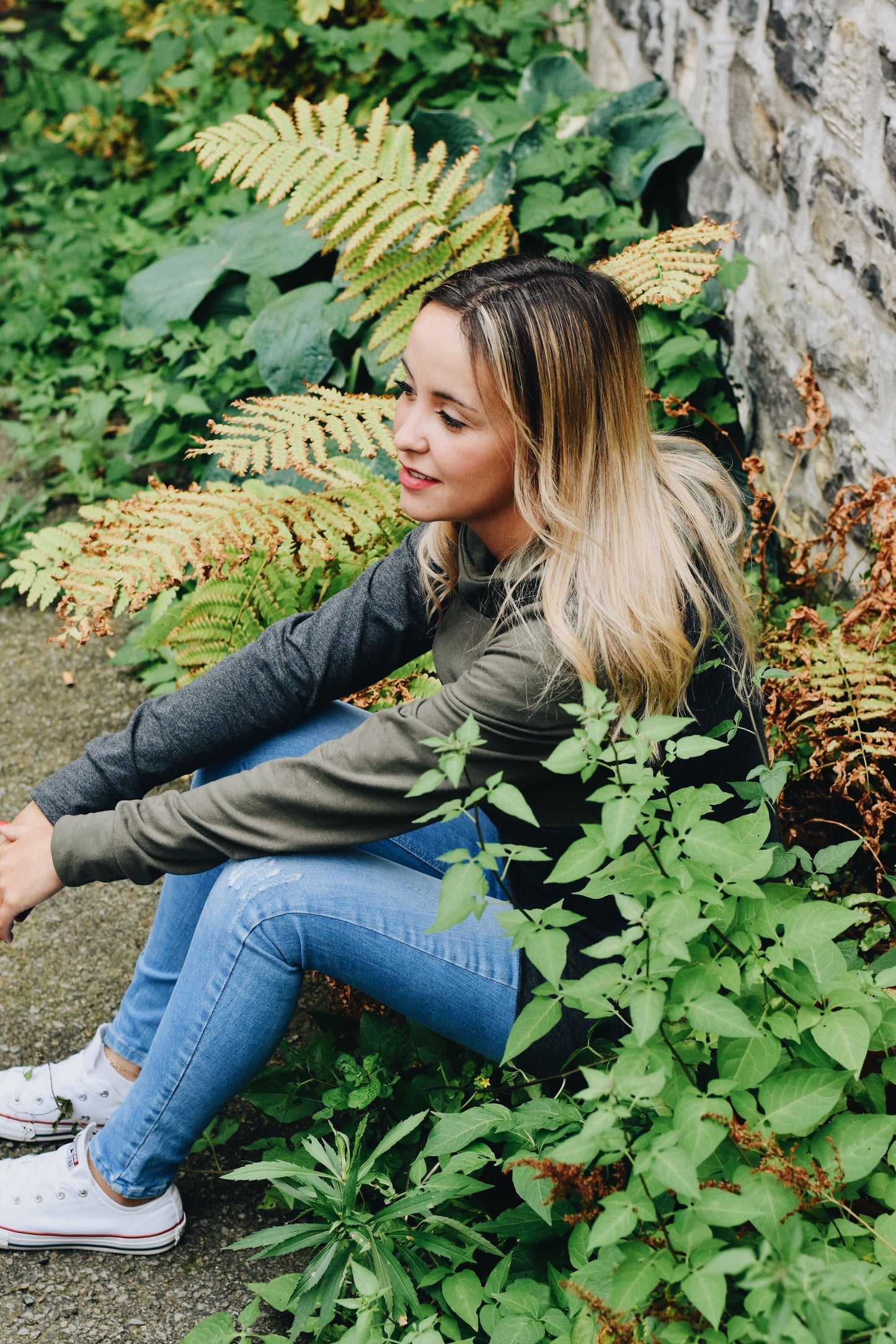 OLIVE - Jersey de coton biologique certifié GOTS