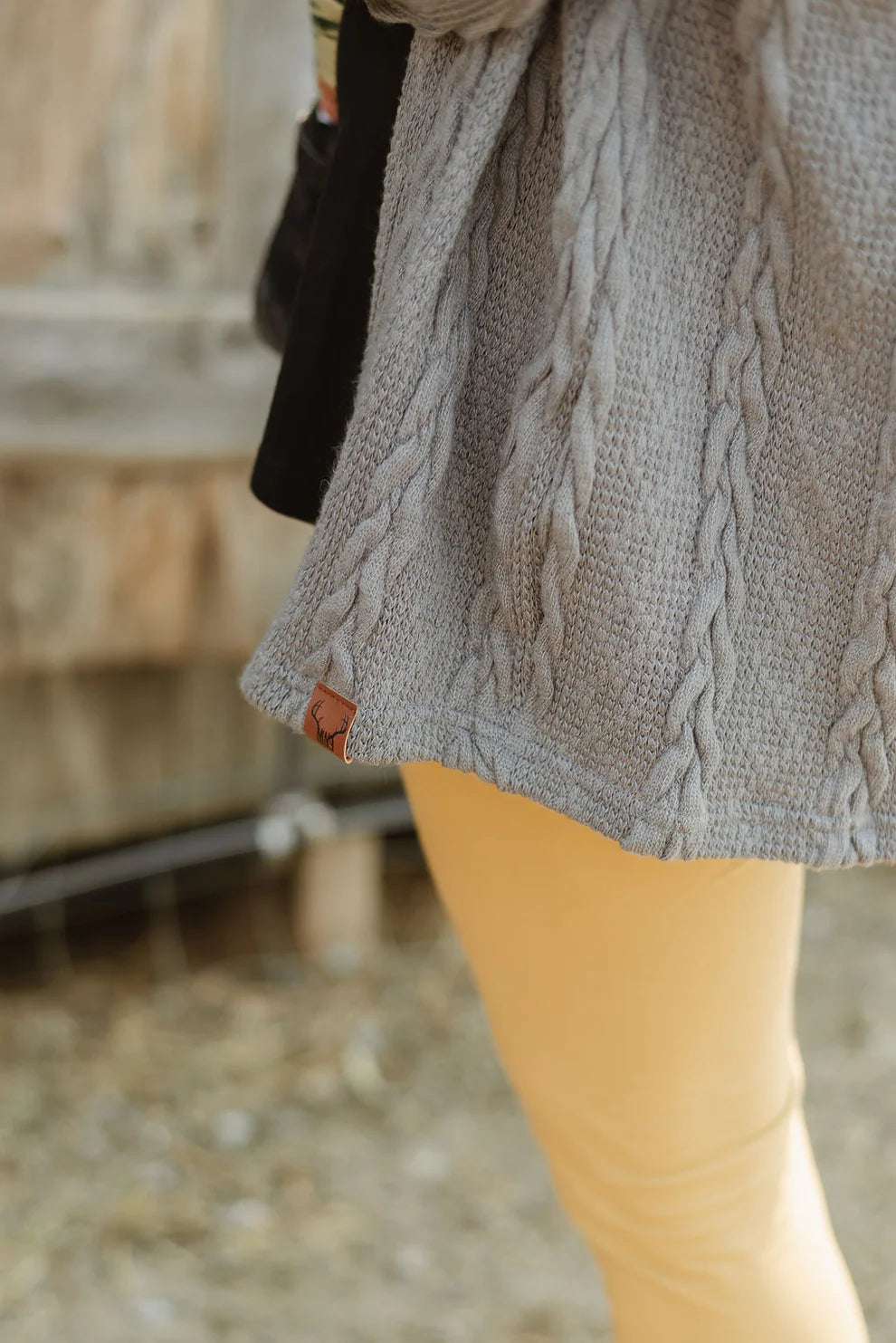TRICOT GRIS - Tissu extensible – 95% Polyester / 5% Spandex