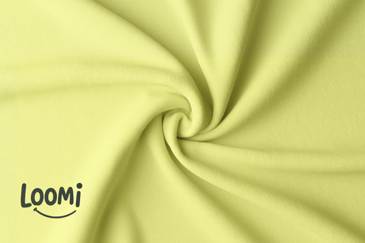 JAUNE CANARI - Jersey de coton biologique certifié GOTS