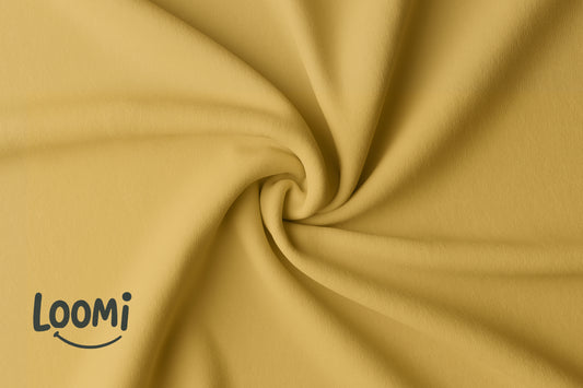 JAUNE OR - Jersey de coton biologique certifié GOTS