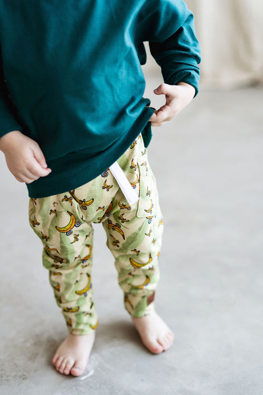 PATINS BANANE - Jersey de coton biologique certifié GOTS